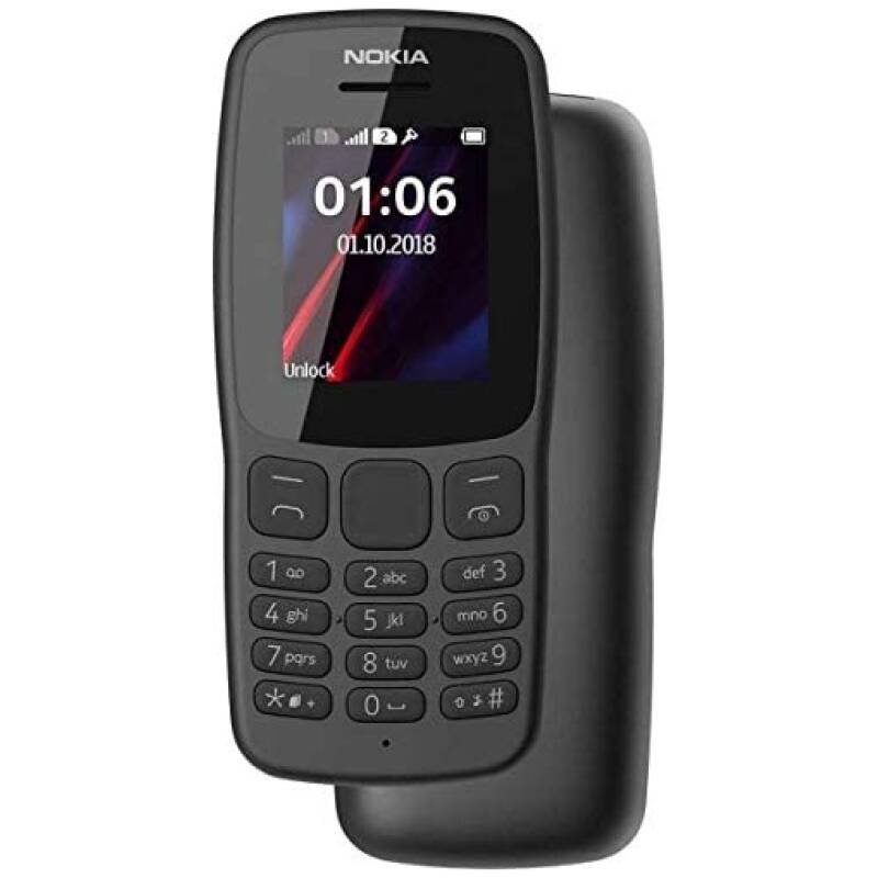 ⁦NOKIA 106 اسود (فراشة) (Global Version)⁩ - الصورة ⁦2⁩