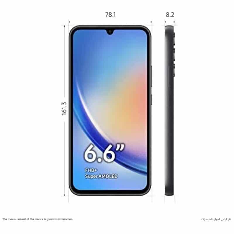 ⁦A34 .5G .256/8 RAM .أسود.⁩ - الصورة ⁦2⁩