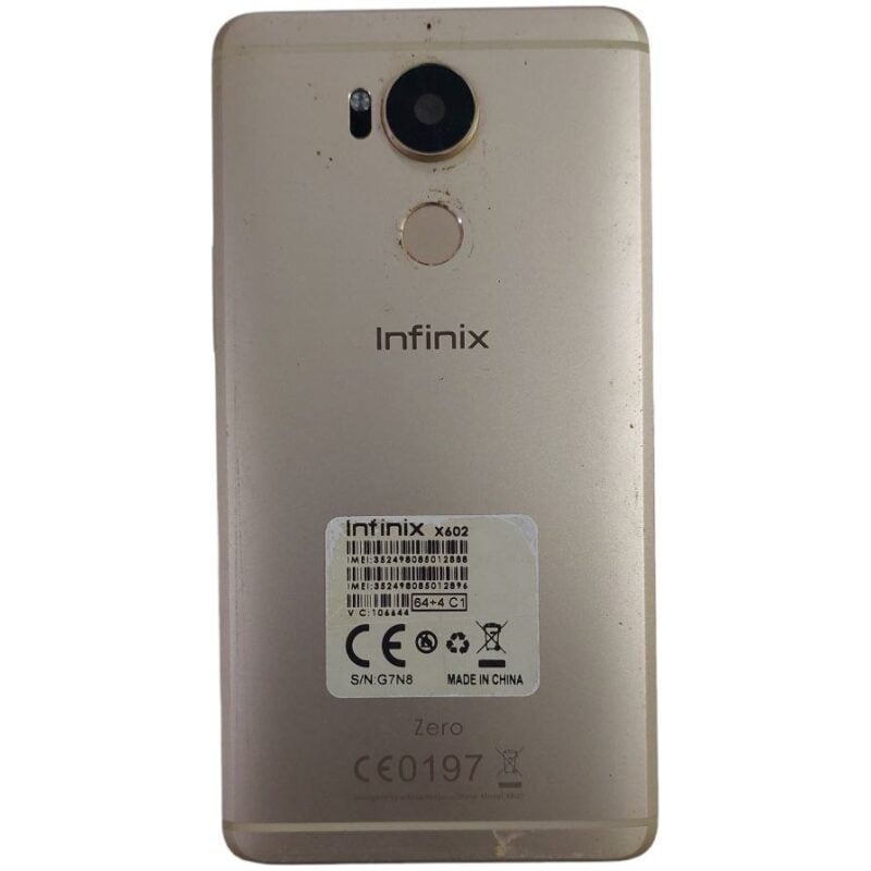 ضهر انفنكس  ZERO4 PLUS  X60, اصلي , ذهبي