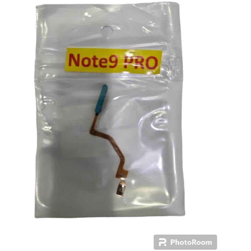 بصمة شاومي NOTE 9 PRO , NOTE 9S اصلي خلع ازرق فاتح.