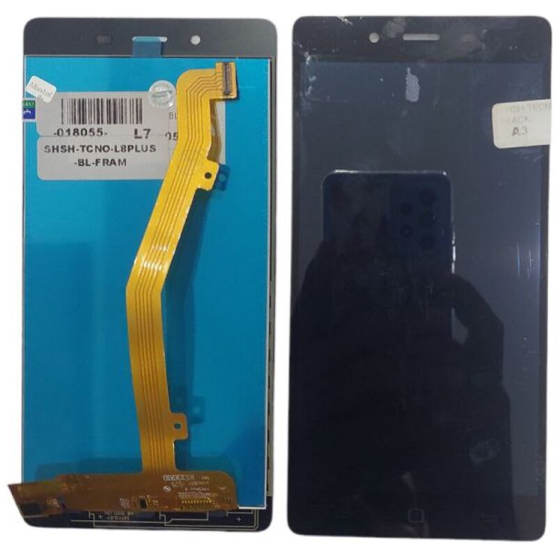 شاشة تكنو L8 PLUS , اسود ,فريم