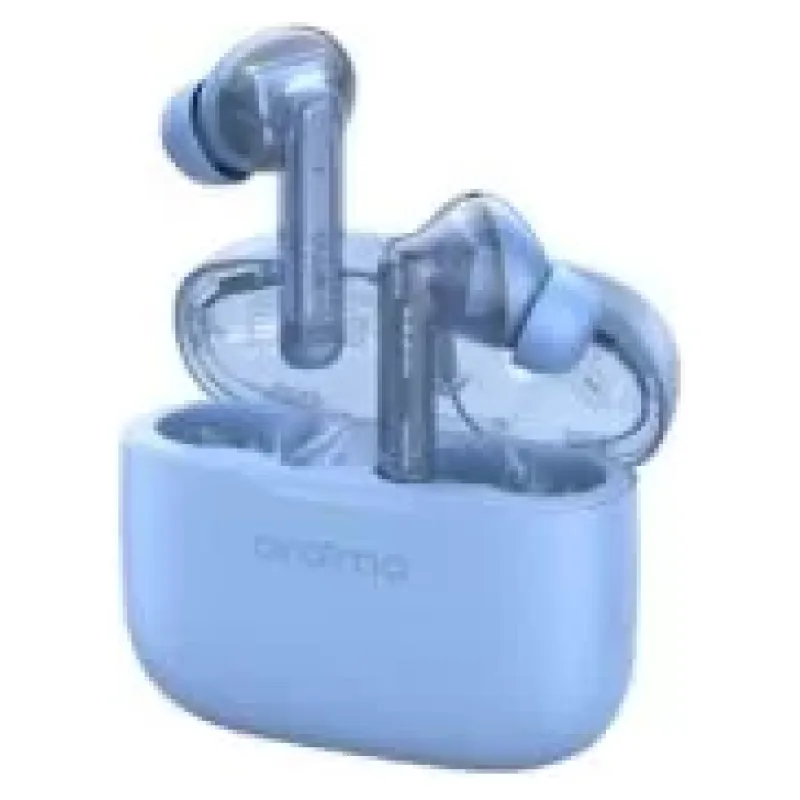 ⁦فرى بودز اورايمو 3C-E104DC اسود + سماعة لاسلكية , اورايمو ,  OTW - 330 Freepods lite , ازرق فاتح.⁩ - الصورة ⁦2⁩