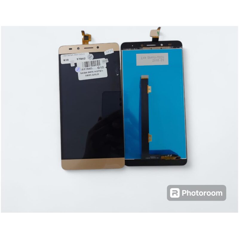 شاشة انفنكس  NOTE3 X601  دهبي