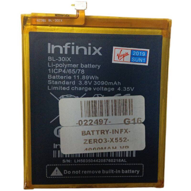 بطارية انفنكس ZERO3 X552 4000MAH VR