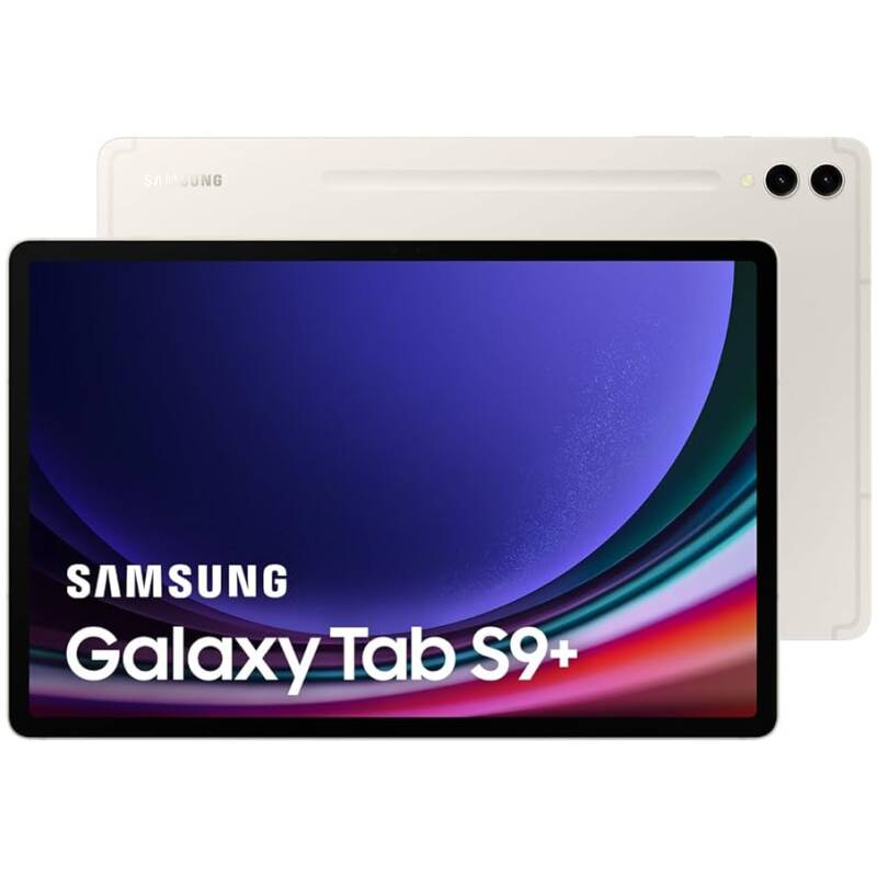 SAM TAB S9PLUS 256G/12 ابيض ضمان الوكيل