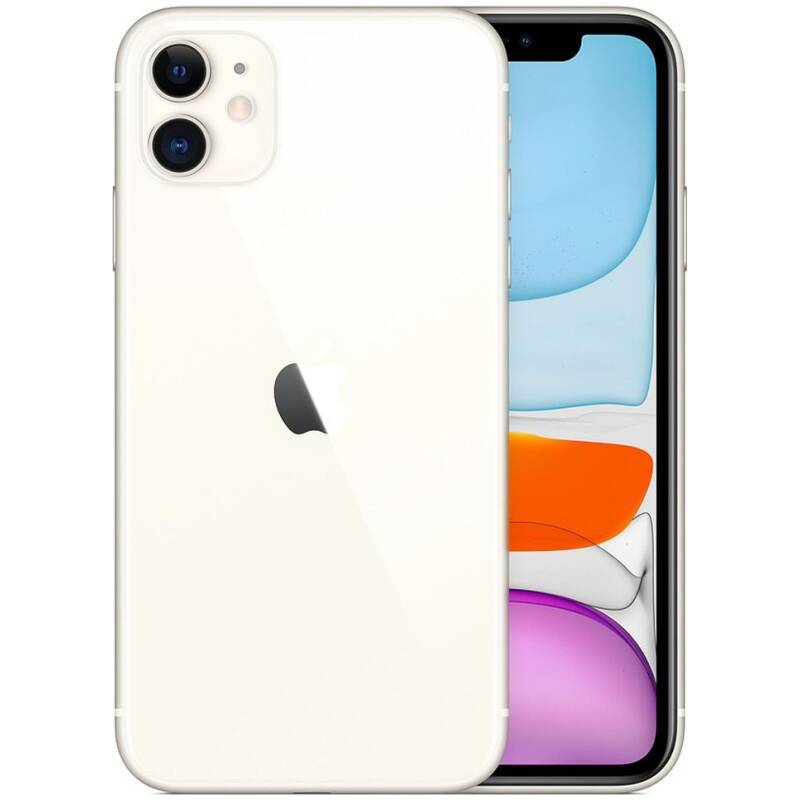 IPH 11 128G WHITE B76% NDبدون ضريبه