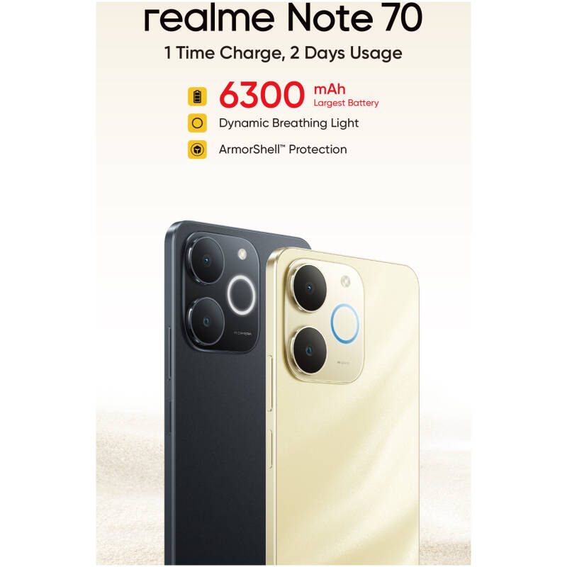 REALME NOTE 70 1284 ضمان محلي